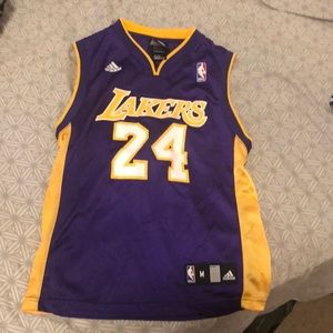 Adidas Kobe Bryant #24 Away Jersey Boys Med